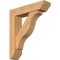 Ekena Millwork Funston Slat Smooth Bracket w/ Offset Brace, Western Red Cedar, 7 1/2"W x 32"D x 36"H BKT0806X32X36FST06SWR - alternate 1